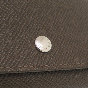 美品 ルイ ヴィトン ポルトモネ セルゲイ タイガ M32568 グリズリ コインケース 財布 茶 LV 1265【中古】LOUIS VUITTON メンズ