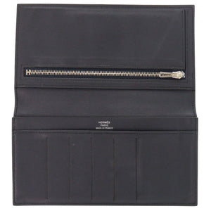 エルメス シチズン ツイル スイフト ブルーインディゴ C刻印(2018年製) 長財布 1275【中古】HERMES