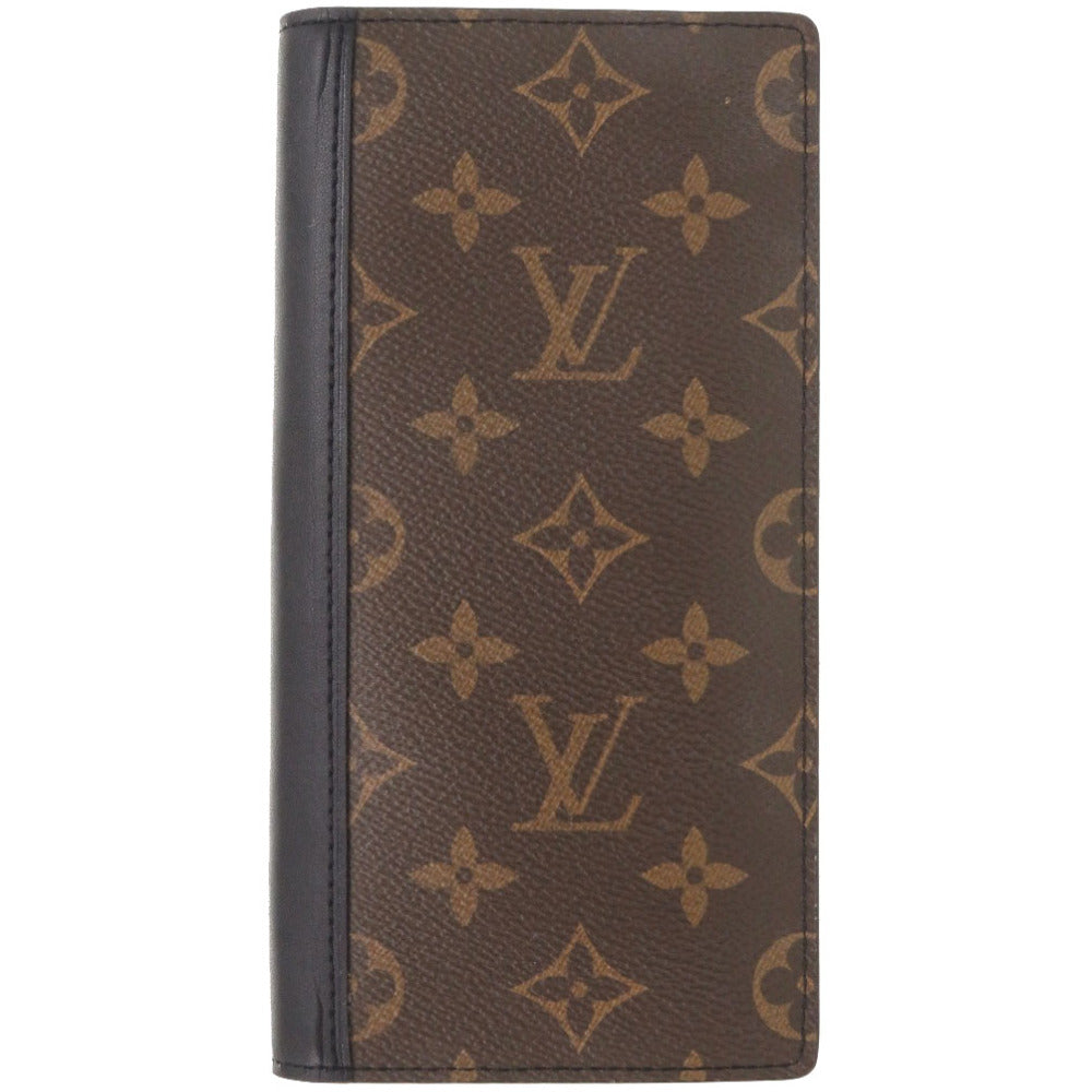美品 ルイ ヴィトン ポルトフォイユ ブラザ モノグラム マカサー M69410 長財布 LV 1280【中古】LOUIS VUITTON