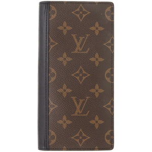 美品 ルイ ヴィトン ポルトフォイユ ブラザ モノグラム マカサー M69410 長財布 LV 1280【中古】LOUIS VUITTON