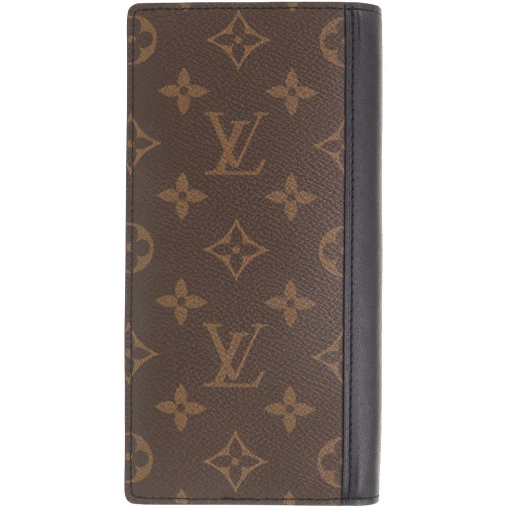 美品 ルイ ヴィトン ポルトフォイユ ブラザ モノグラム マカサー M69410 長財布 LV 1280【中古】LOUIS VUITTON
