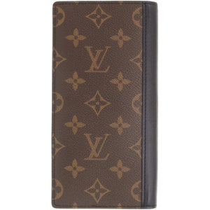 美品 ルイ ヴィトン ポルトフォイユ ブラザ モノグラム マカサー M69410 長財布 LV 1280【中古】LOUIS VUITTON