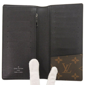 美品 ルイ ヴィトン ポルトフォイユ ブラザ モノグラム マカサー M69410 長財布 LV 1280【中古】LOUIS VUITTON