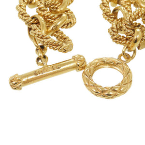 美品 シャネル ココマーク 太陽モチーフ GP ゴールド ブレスレット 1312-21【中古】CHANEL