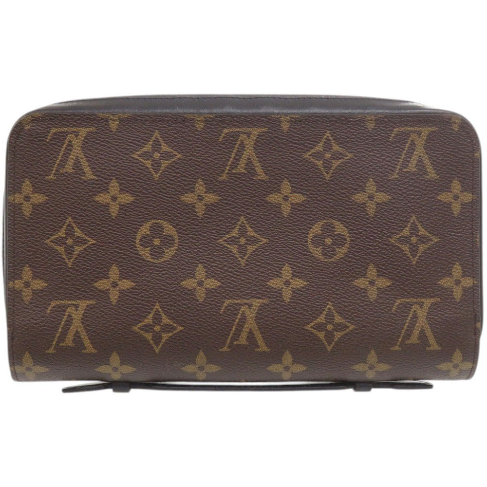 美品 ルイ ヴィトン ジッピーXL モノグラム マカサー M61506 長財布 LV 1318【中古】LOUIS VUITTON メンズ