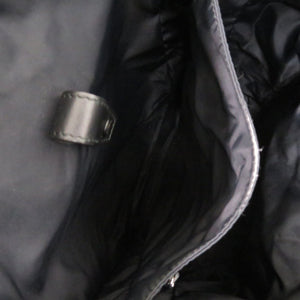 バーバリー ロゴ ブラック リュック デイパック 黒 1353【中古】BURBERRY メンズ