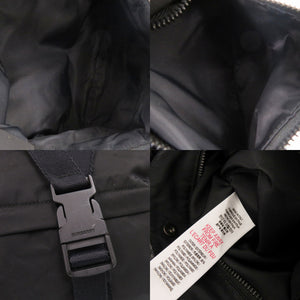 バーバリー ロゴ ブラック リュック デイパック 黒 1353【中古】BURBERRY メンズ