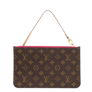 美品 ルイ ヴィトン ネヴァーフルポーチ MM/GM用 モノグラム ピンク LV 1373【中古】LOUIS VUITTON