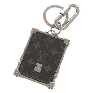美品 ルイ ヴィトン ポルトクレ ミニトランク モノグラムエクリプス メタル M68284 ブラック キーホルダー LV 1405【中古】LOUIS VUITTON