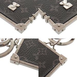 美品 ルイ ヴィトン ポルトクレ ミニトランク モノグラムエクリプス メタル M68284 ブラック キーホルダー LV 1405【中古】LOUIS VUITTON