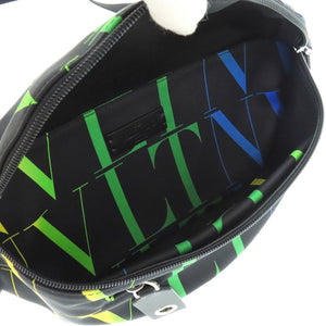 新品同様 ヴァレンティノ ガラヴァーニ VLTN タイムズベルトバッグ VY2B0982MVX ナイロン ブラック ボディバッグ 1427【中古】Valentino Garavani