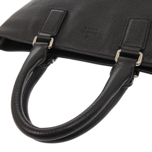 美品 グッチ 387078 レザー ブラック 2WAY ハンドバッグ トートバッグ 黒 1430 【中古】 GUCCI メンズ