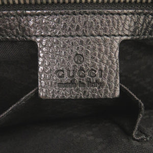 美品 グッチ 387078 レザー ブラック 2WAY ハンドバッグ トートバッグ 黒 1430 【中古】 GUCCI メンズ