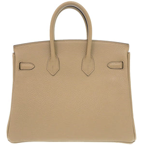 美品 エルメス バーキン25 トゴ ベージュマルファ ゴールド金具 B刻印 ハンドバッグ 1435【中古】HERMES