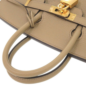 美品 エルメス バーキン25 トゴ ベージュマルファ ゴールド金具 B刻印 ハンドバッグ 1435【中古】HERMES