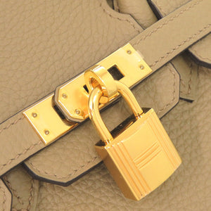 美品 エルメス バーキン25 トゴ ベージュマルファ ゴールド金具 B刻印 ハンドバッグ 1435【中古】HERMES