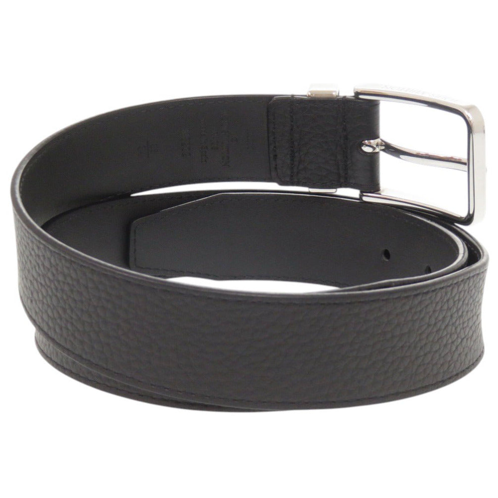 ルイ ヴィトン ポンヌフ 35MM M8202 レザー ブラック ベルト 黒 LV 1452【中古】LOUIS VUITTON メンズ