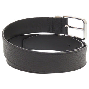 ルイ ヴィトン ポンヌフ 35MM M8202 レザー ブラック ベルト 黒 LV 1452【中古】LOUIS VUITTON メンズ