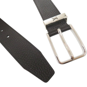 ルイ ヴィトン ポンヌフ 35MM M8202 レザー ブラック ベルト 黒 LV 1452【中古】LOUIS VUITTON メンズ