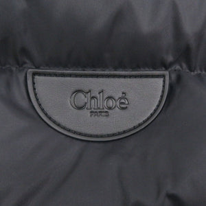 美品 クロエ ハイネック パファージャケット CH25SMA0924500134 ブラック ダウンジャケット 黒 1459【中古】Chloe