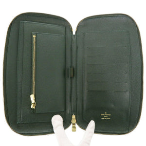 ルイ ヴィトン オーガナイザー アトール タイガ M30654 エピセア 長財布 緑 LV 1465【中古】LOUIS VUITTON メンズ