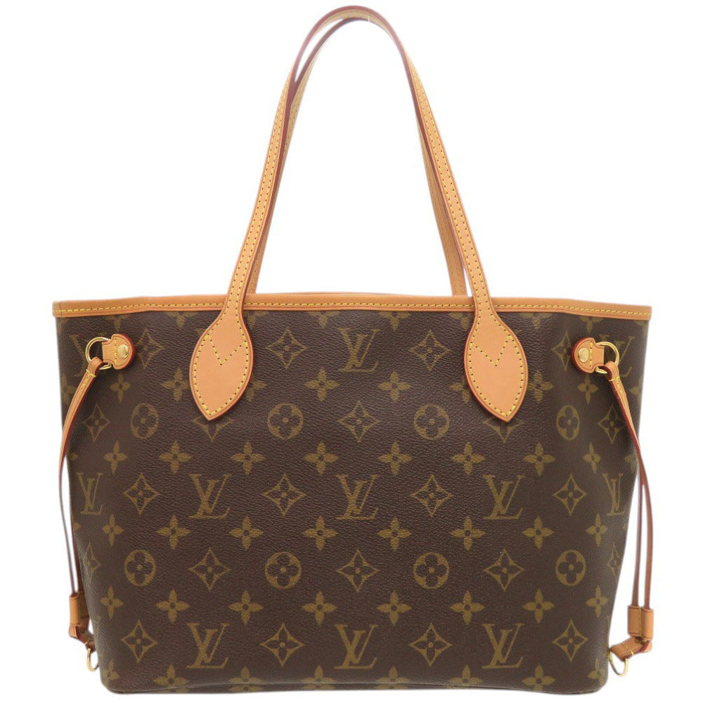 美品 ルイ ヴィトン ネヴァーフルPM ポーチ付 モノグラム M41000 トートバッグ LV 1482【中古】LOUIS VUITTON