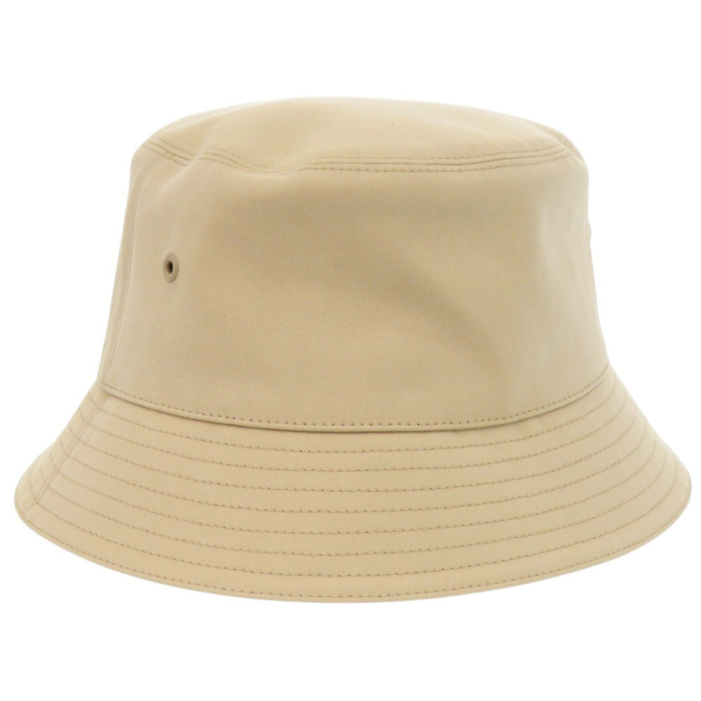 未使用 バーバリー ノバチェック コットン ベージュ バケットハット 帽子 1504【中古】BURBERRY