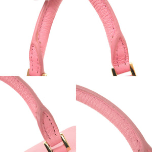美品 メゾン マルジェラ 5AC クラシック マイクロ レザー ピンク 2WAY ハンドバッグ ショルダーバッグ 1506【中古】Maison Margiela