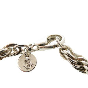 美品 ティファニー ツイストロープ シルバー925/K14イエローゴールド ブレスレット 1511【中古】TIFFANY&Co.