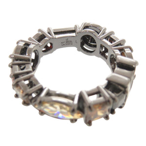 美品 ルイ ヴィトン LVライト M1202L メタル カラーストーン サイズL ガンメタル リング 指輪 LV 1514【中古】LOUIS VUITTON