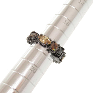 美品 ルイ ヴィトン LVライト M1202L メタル カラーストーン サイズL ガンメタル リング 指輪 LV 1514【中古】LOUIS VUITTON