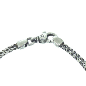 ティファニー ダブルハート ツイストロープ ネックレス シルバー925/750 シルバー 1541【中古】TIFFANY&Co.