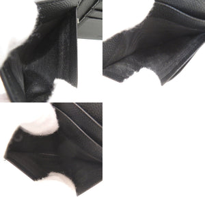 サンローランパリ パームツリー レザー ブラック 二つ折り財布 マネークリップ 黒 1576【中古】SAINT LAURENT PARIS メンズ