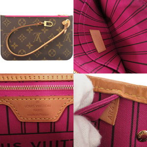 ルイ ヴィトン ネヴァーフルPM ポーチ付 モノグラム ピヴォワンヌ M41245 トートバッグ LV 1598【中古】LOUIS VUITTON