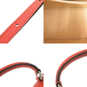 モワナ レジェンヌBB レザー サーモンピンク 2WAY ハンドバッグ ショルダーバッグ 1605【中古】MOYNAT