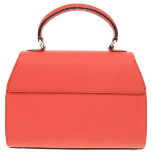 モワナ レジェンヌBB レザー サーモンピンク 2WAY ハンドバッグ ショルダーバッグ 1605【中古】MOYNAT