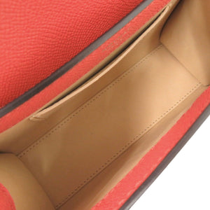 モワナ レジェンヌBB レザー サーモンピンク 2WAY ハンドバッグ ショルダーバッグ 1605【中古】MOYNAT