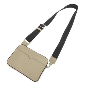 新品同様 ヴァレクストラ Vライン レポーター ミニ レザー ツンドラグリーン ショルダーバッグ 1606【中古】Valextra