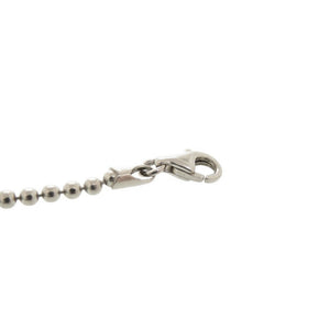 グッチ ロゴプレート ボールチェーン シルバー925 ブレスレット 1642【中古】GUCCI