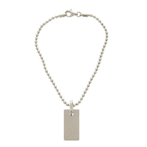 グッチ ロゴプレート ボールチェーン シルバー925 ブレスレット 1642【中古】GUCCI