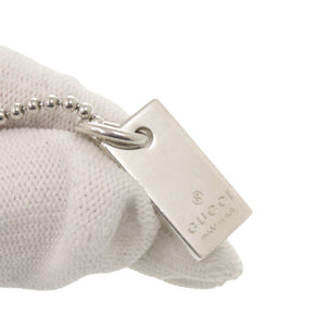 グッチ ロゴプレート ボールチェーン シルバー925 ブレスレット 1642【中古】GUCCI
