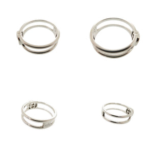 グッチ インターロッキングG #18(約17号) シルバー925 リング 指輪 1643【中古】GUCCI