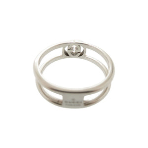 グッチ インターロッキングG #18(約17号) シルバー925 リング 指輪 1643【中古】GUCCI