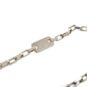 グッチ ロゴ プレート シルバー925 ネックレス ペンダント 1644【中古】GUCCI