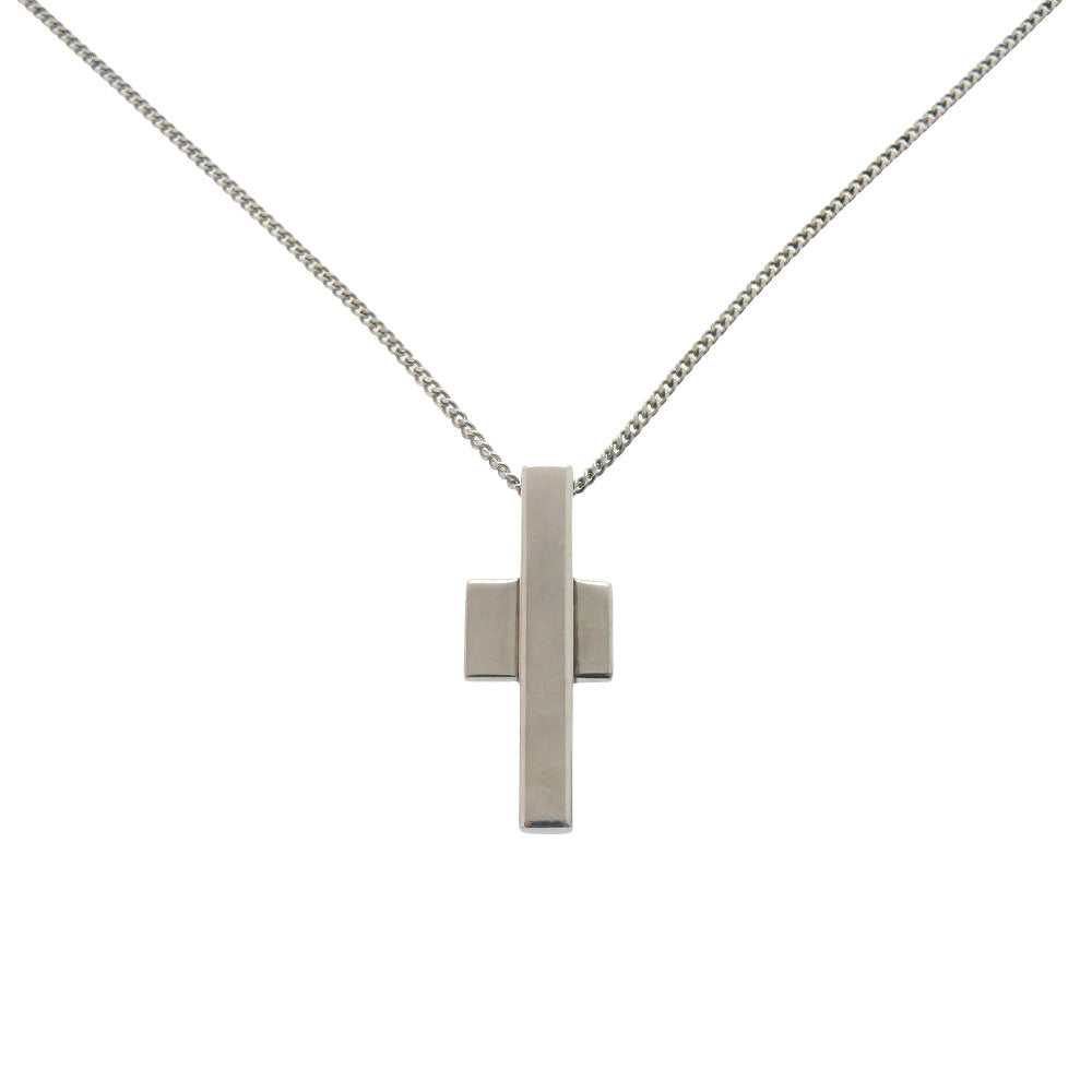 美品 グッチ クロスモチーフ シルバー925 ネックレス シルバー 1646【中古】GUCCI