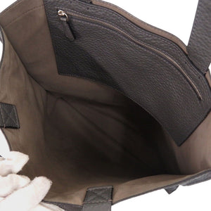 美品 フェンディ フェンディローマ Fendi Roma フラットトートバッグ 7VA426 シルバー金具 レザー スエード グレー レッド ワンショルダーバッグ 1683【中古】FENDI