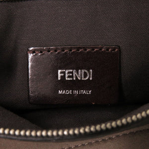 美品 フェンディ フェンディローマ Fendi Roma フラットトートバッグ 7VA426 シルバー金具 レザー スエード グレー レッド ワンショルダーバッグ 1683【中古】FENDI