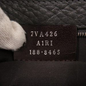 美品 フェンディ フェンディローマ Fendi Roma フラットトートバッグ 7VA426 シルバー金具 レザー スエード グレー レッド ワンショルダーバッグ 1683【中古】FENDI