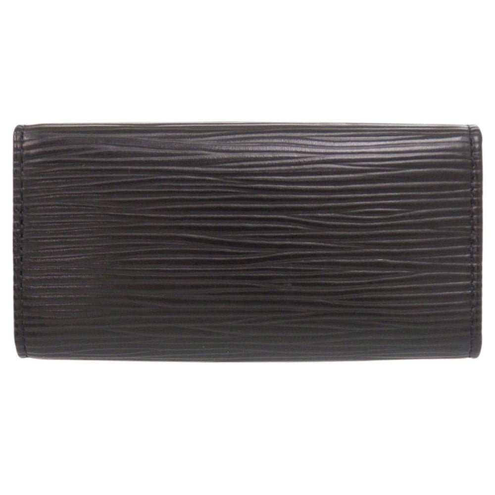 新品同様 ルイ ヴィトン ミュルティクレ4 エピ M63822 ノワール キーケース 黒 LV 1713【中古】LOUIS VUITTON メンズ