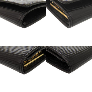 新品同様 ルイ ヴィトン ミュルティクレ4 エピ M63822 ノワール キーケース 黒 LV 1713【中古】LOUIS VUITTON メンズ